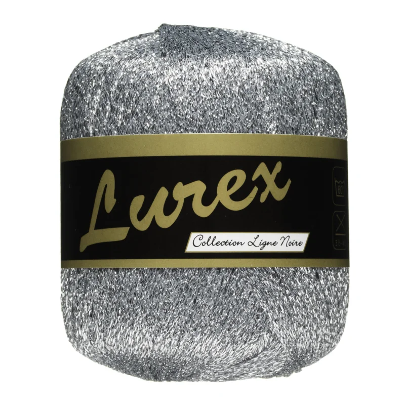 Fynd Garn Lammy Lurex 25g silver
