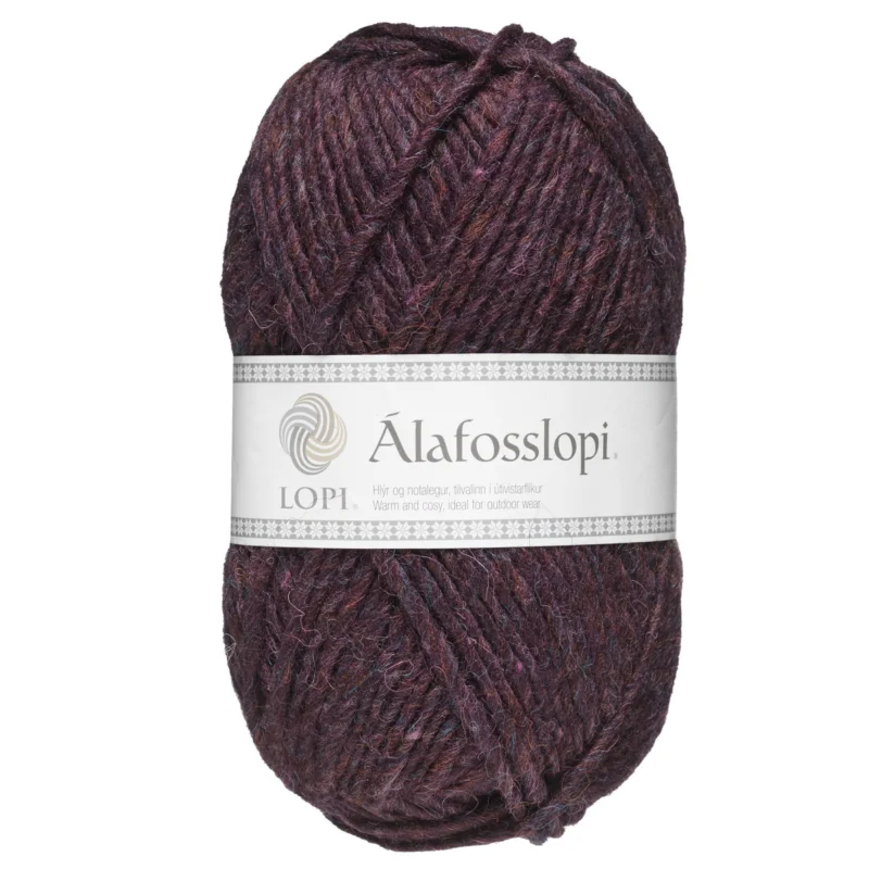 Garn Istex Alafosslopi 100g bordeaux – 9961 Bordeaux heather Outlet