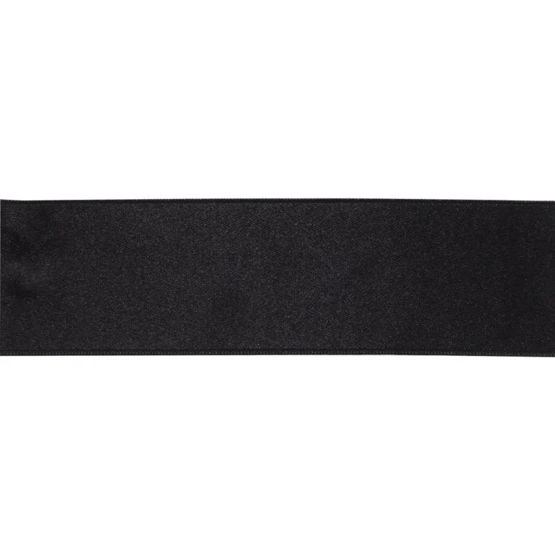 Satinband 40 mm 725 Svart Nedsatt pris