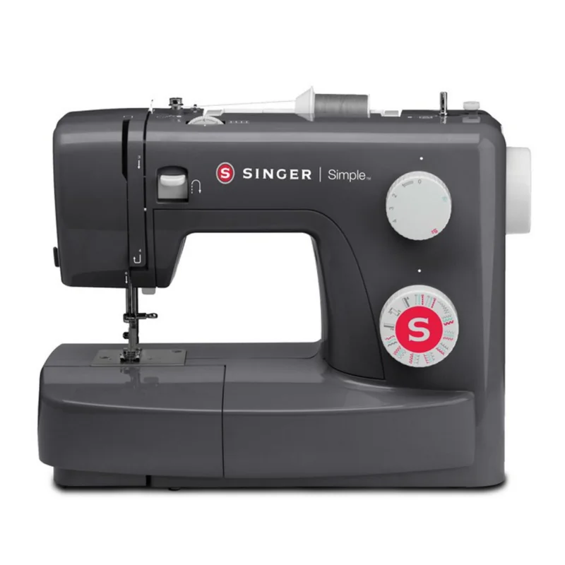 Billig Symaskin Singer Simple 3223GY – enkel och pålitlig symaskin, mörkgrå retrolook
