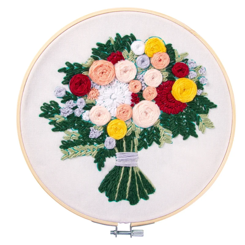 Bästa pris Broderikit blombukett
