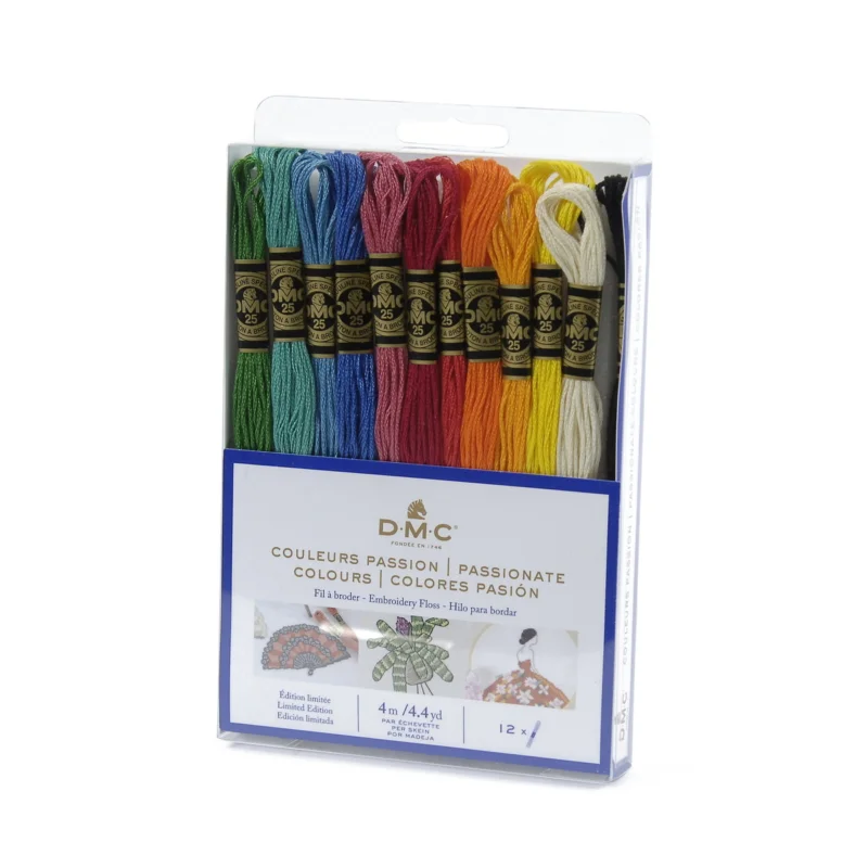 DMC Moulinégarn 12-pack Passionate colours Nedsatt pris