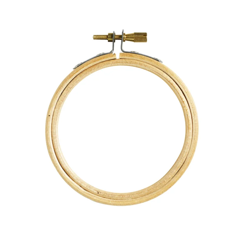 Broderiring trä Ø 7,5 cm Outlet
