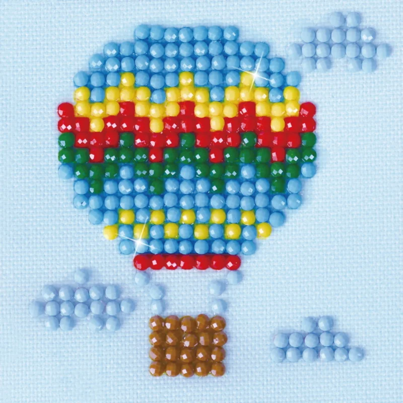 Diamond Dotz Up, Up & Away– diamond painting, 7,6x7,6 cm, 290 dotz Säker betalning