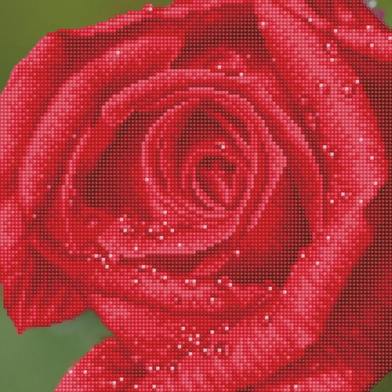 Diamond Dotz Rose Dew – diamond painting, 30,5x30,5 cm, 10449 dotz Rabatt