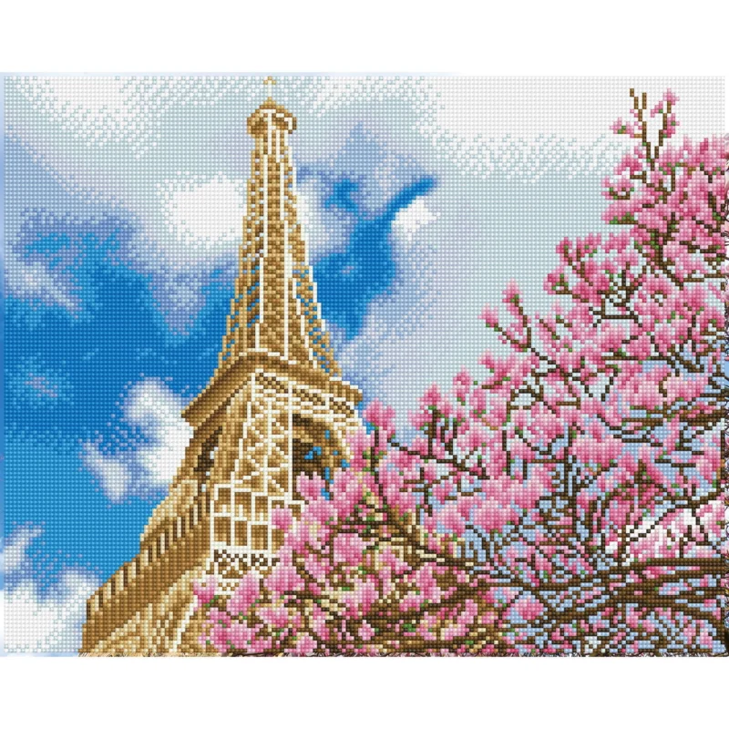 Populär Diamond Dotz La Tour Eiffel – diamond painting, 40x50 cm, 24500 dotz