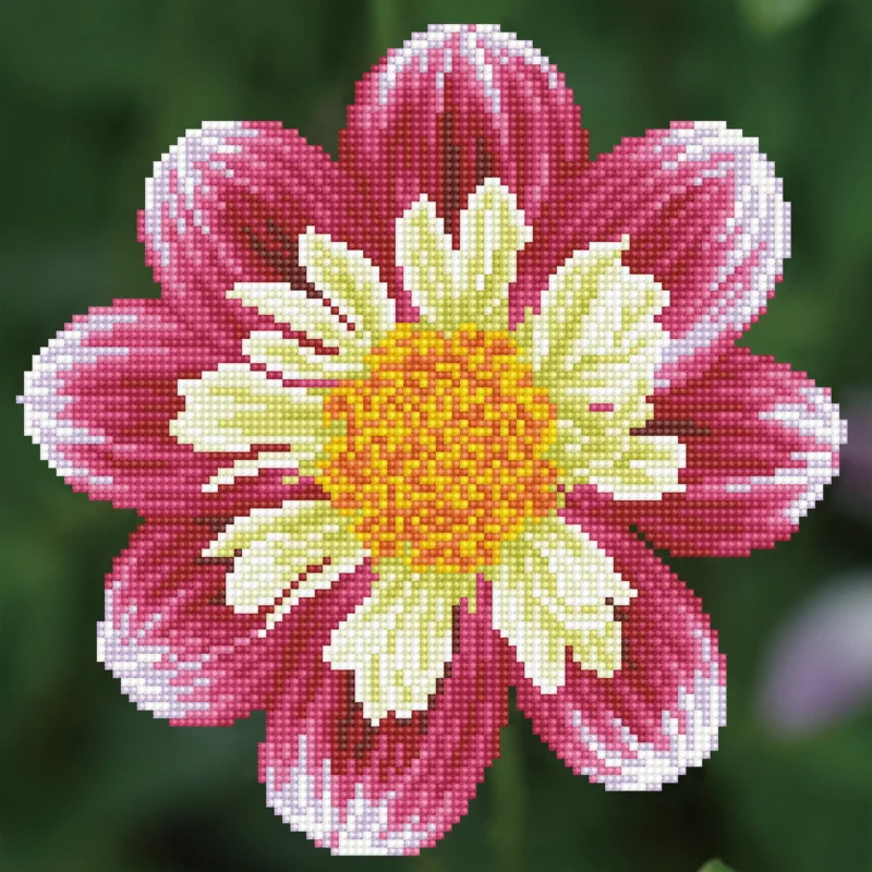 Diamond Dotz Daisy-A-Day – diamond painting, 30,5x30,5 cm, 6896 dotz Lägg i varukorgen