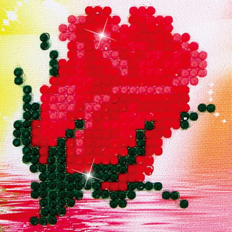 Fynd Diamond Dotz Bliss Bud – diamond painting, 7x7 cm, 364 dotz