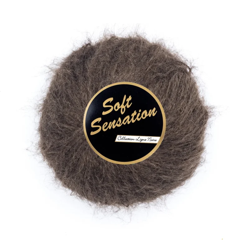 Sista chansen Lammy Garn Soft Sensation 25g brun 110