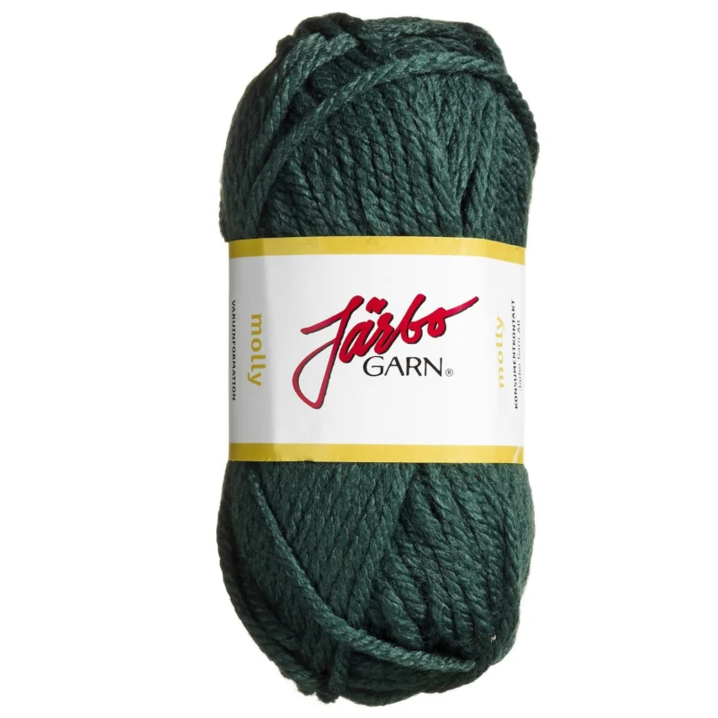 Garn Järbo Molly 50g mörkgrön – 35019 Forest green Erbjudandepris