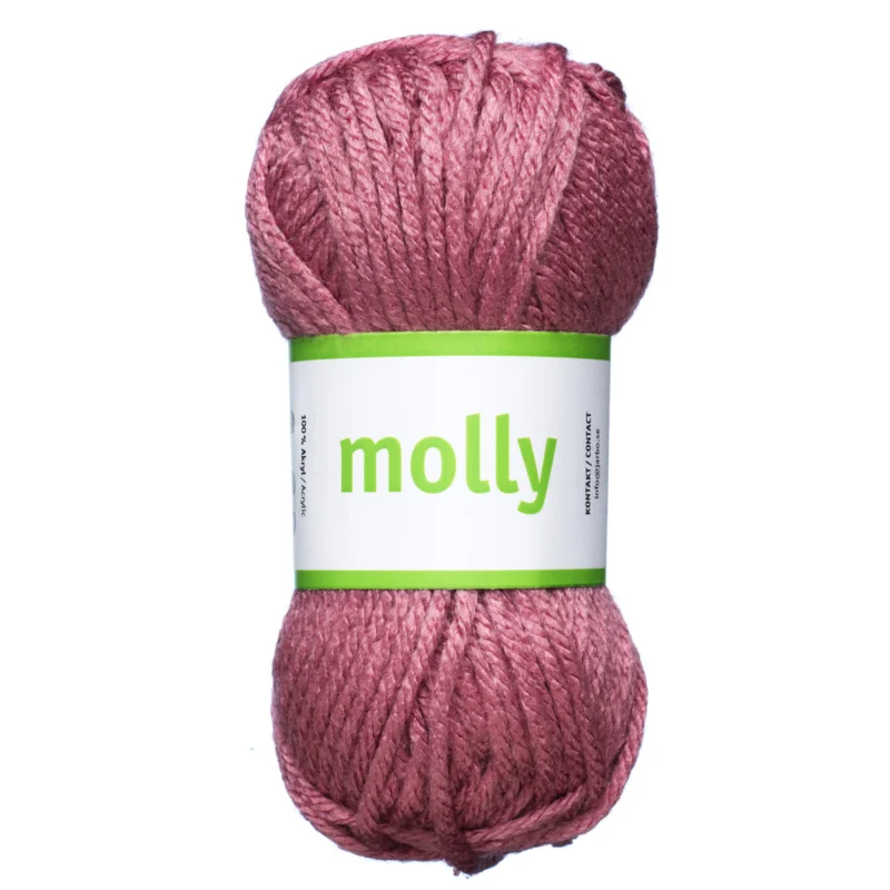 Expressleverans Garn Järbo Molly 50g gammelrosa – 35037 Old rose