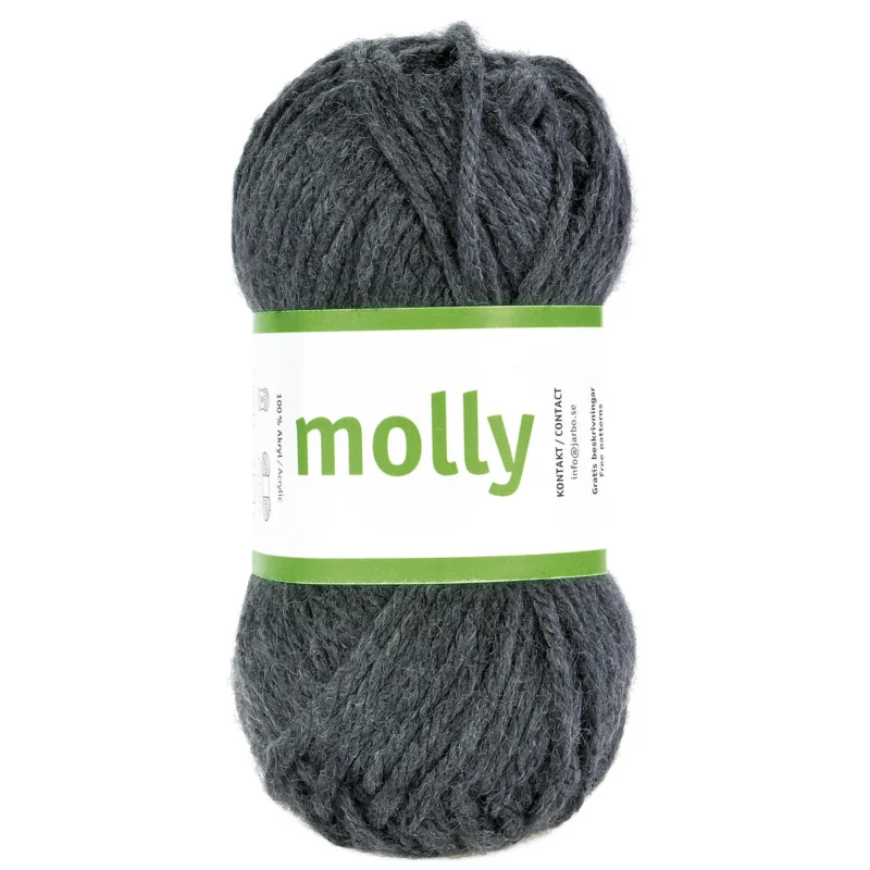 Populär Garn Järbo Molly 50g antracit – 35050 Antracite