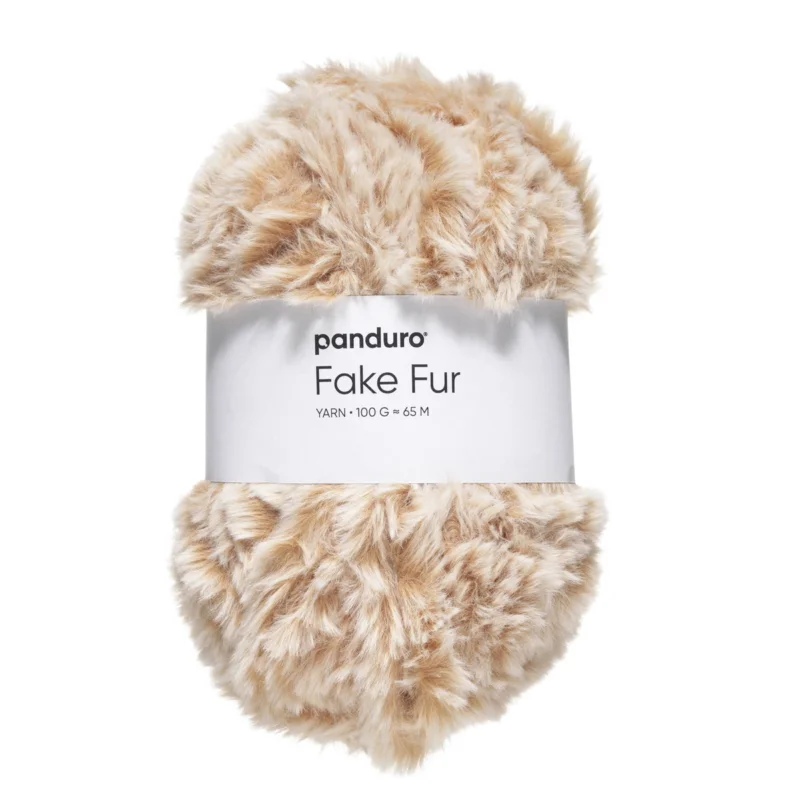 Garn Faux Fur beige 100g Premium