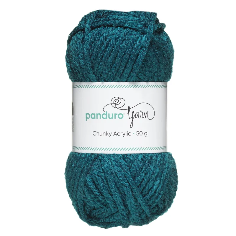 Expressleverans Garn Chunky Acrylic 50g petrol