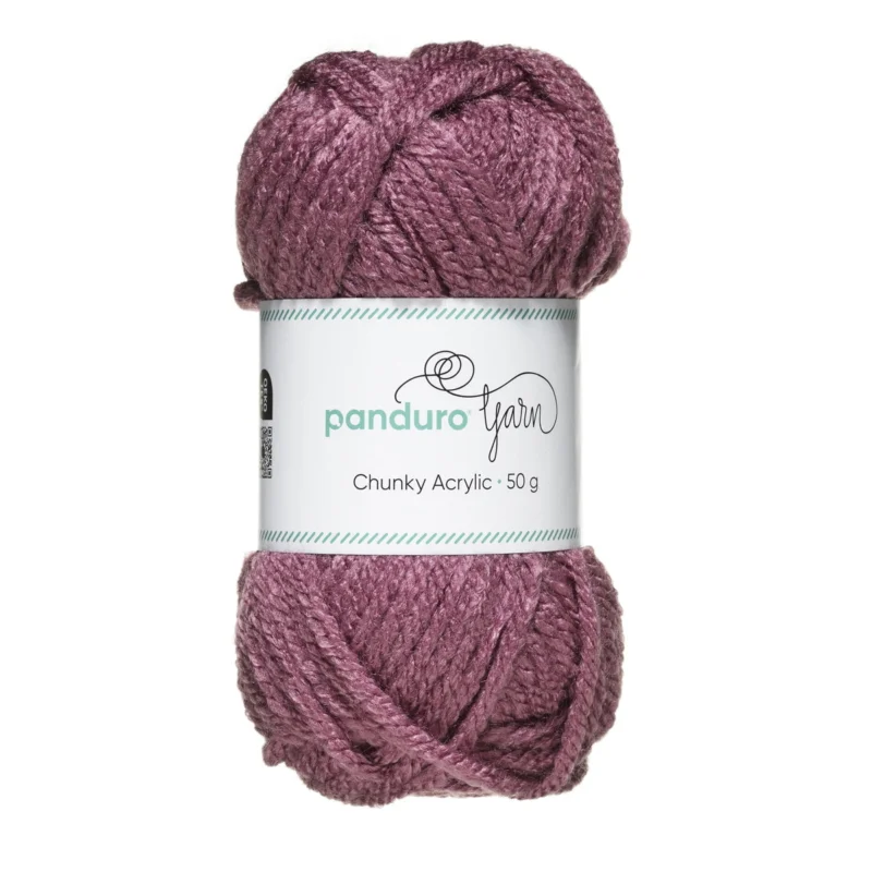 Trygg betalning Garn Chunky Acrylic 50g varmlila