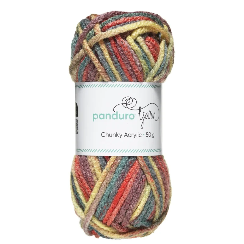 Trygg betalning Garn Chunky Acrylic 50g dusty autumn multi