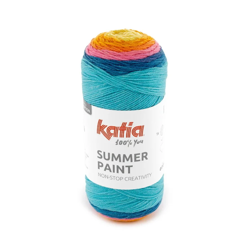 Endast denna vecka Garn Summer Paint 150g färgstark (503 på bilden)