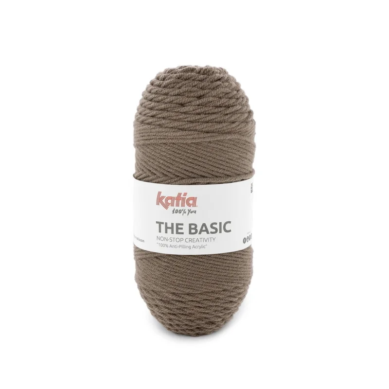 Garn The Basic 50g mullvadsbrun Kundfavorit