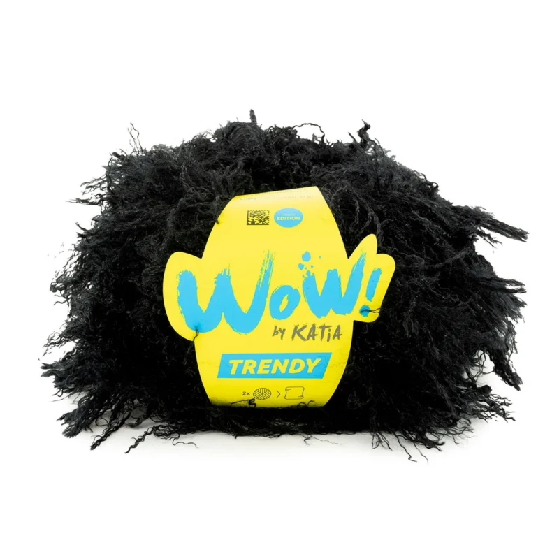 Garn Wow Trendy 100g svart Rabatt