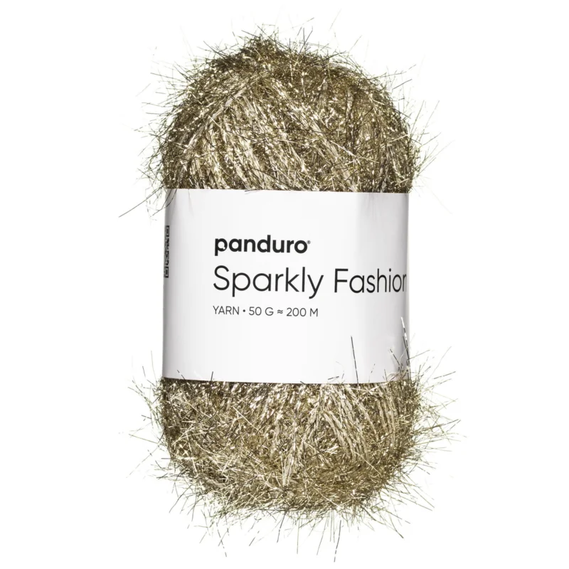 Kundfavorit Garn Sparkly Fashion 50g guld