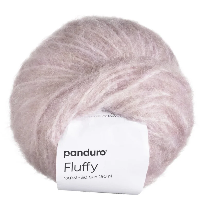 Garn Fluffy 50g puderrosa Lågt pris