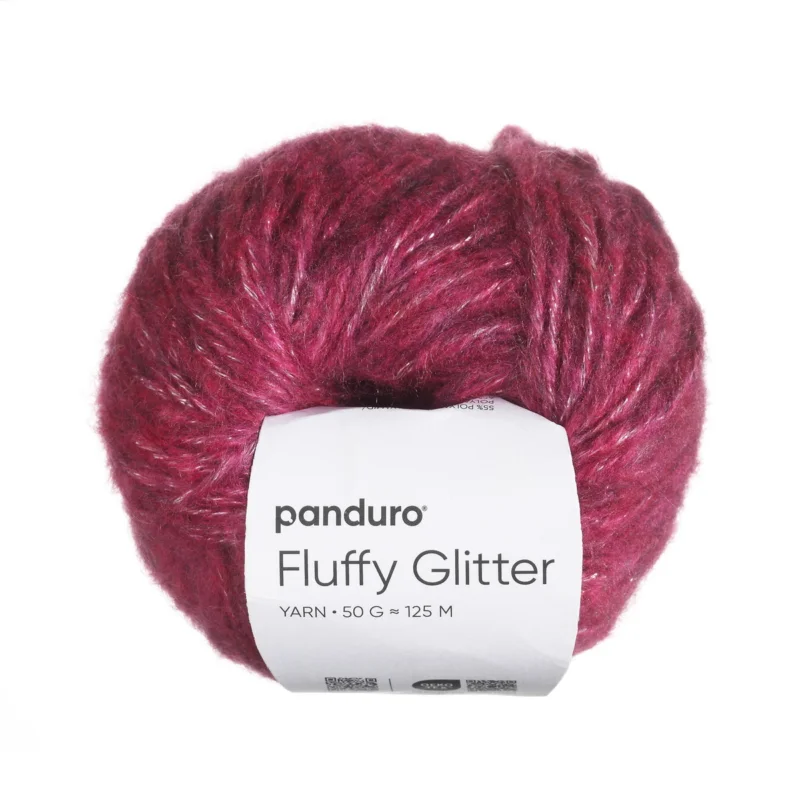 Garn Fluffy Glitter 50g hallon Sänkt pris
