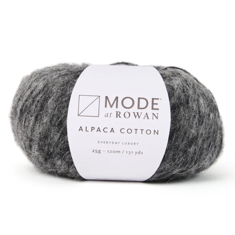 Fri frakt Garn Mode at Rowan Alpaca Cotton 25g – Charcoal melange 012