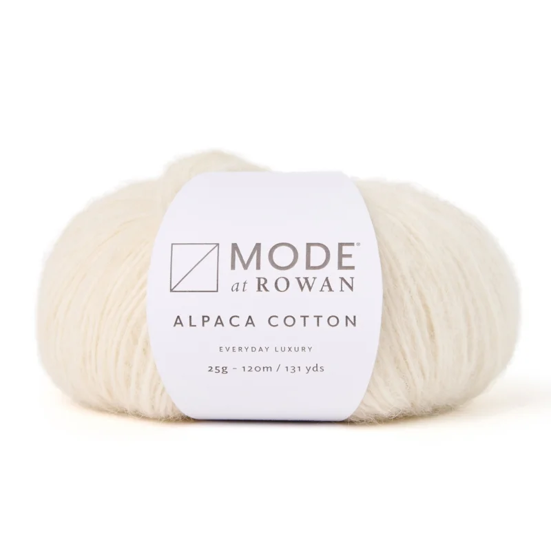Premium Garn Mode at Rowan Alpaca Cotton 25g – Snowflake 014