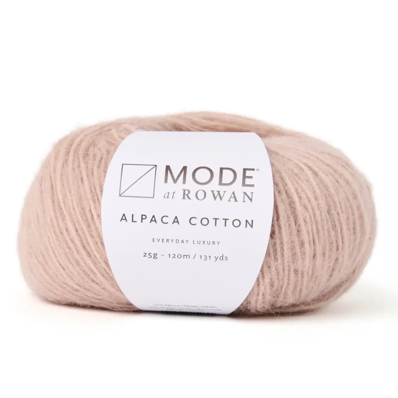 Beställ idag Garn Mode at Rowan Alpaca Cotton 25g – Soft satin 017