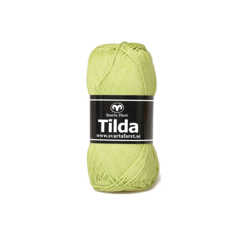 Garn Svarta Fåret Tilda 50g vårgrön – Celery green 538 Erbjudande