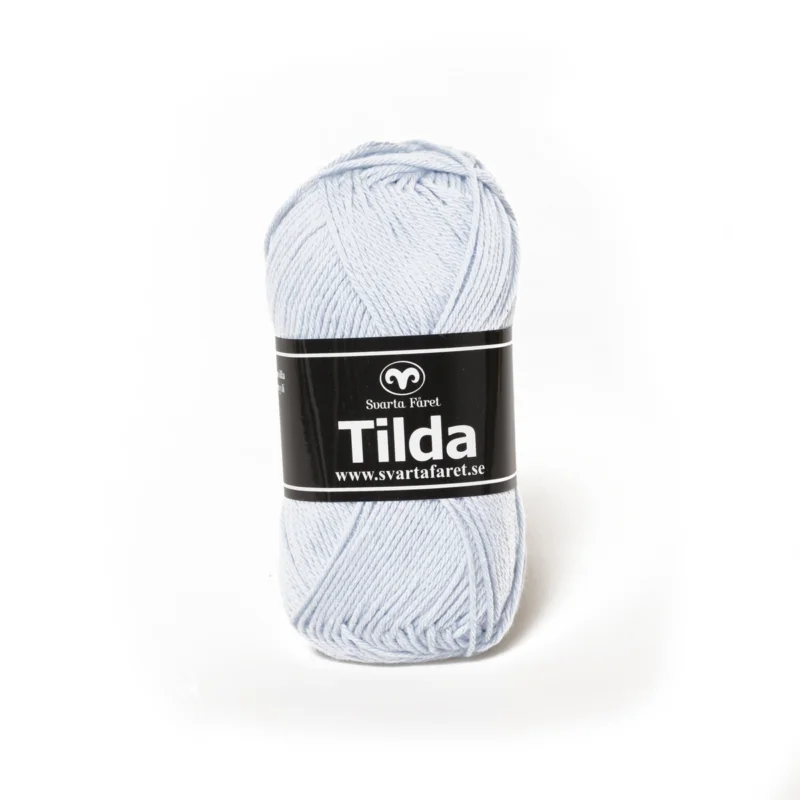 Kundfavorit Garn Svarta Fåret Tilda 50g babyblå – Soft skye blue 572