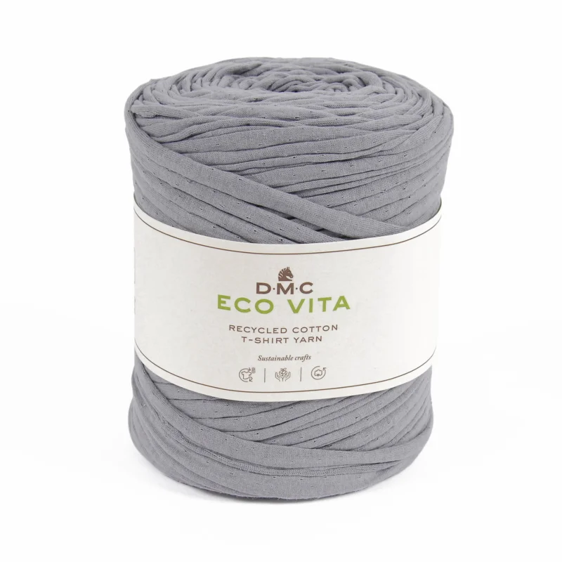 Billigare Garn DMC Eco Vita Tshirt trikå 450g grå