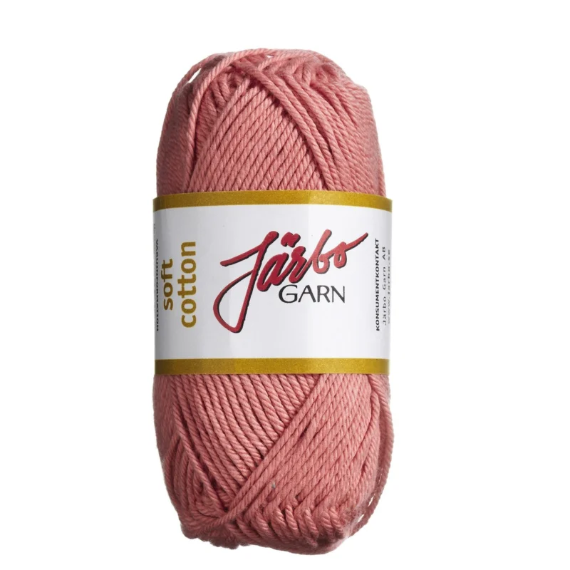 Garn Järbo Soft Cotton 50g korall – 8871 Coral Endast denna vecka