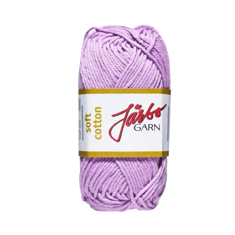 Fynd Garn Järbo Soft Cotton 50g syren – 8827 Orchid