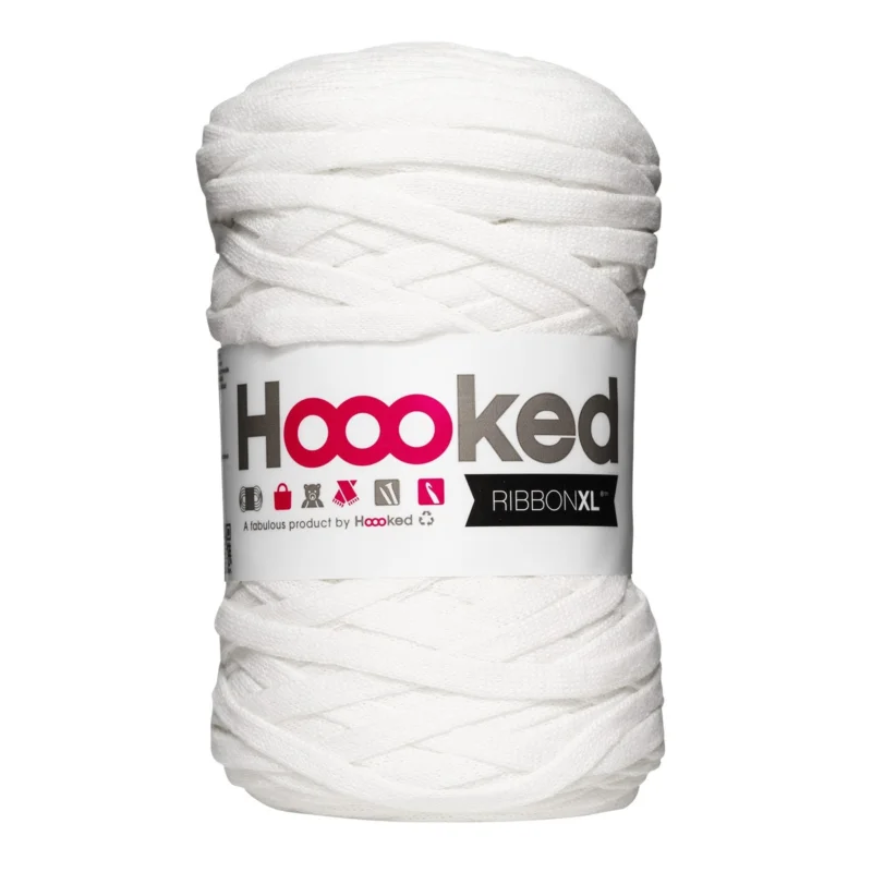 Lågt pris Hooked Ribbon XL garn 250g vit – RXL28 White