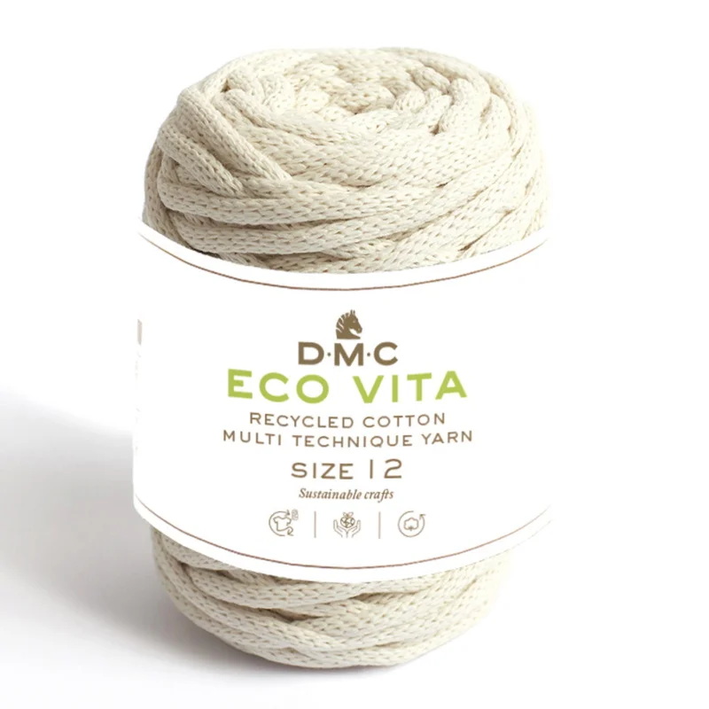 Lågt pris Garn DMC Eco Vita 12 250g – creme 031