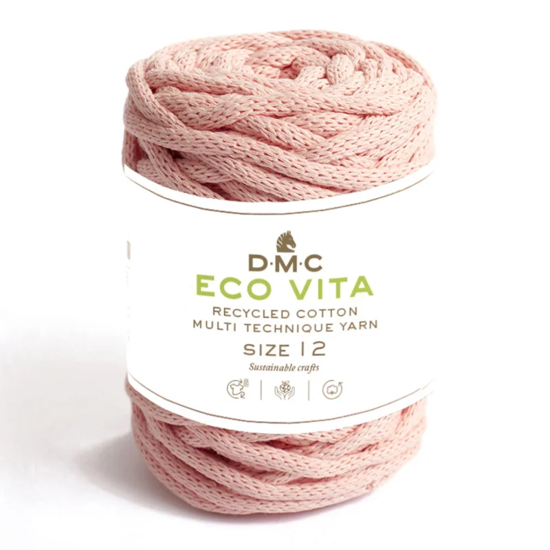 Expressleverans Garn DMC Eco Vita 12 250g – rosa 041