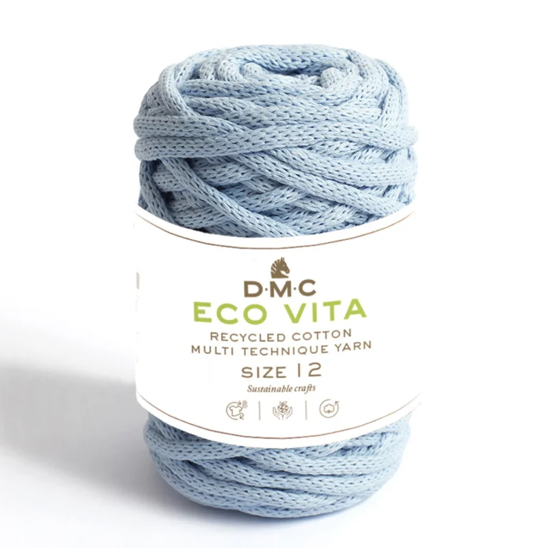 Garn DMC Eco Vita 12 250g – ljusblå 071 I lager