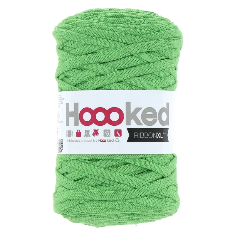 Köp nu Hooked Ribbon XL garn 250g grön – RXL30 Salad green