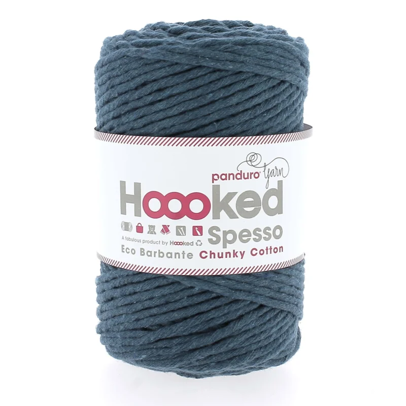 Köp online Hoooked Spesso Eco Barbante Chunky Cotton by Panduro Yarn – 500g petrol, Petrol S902