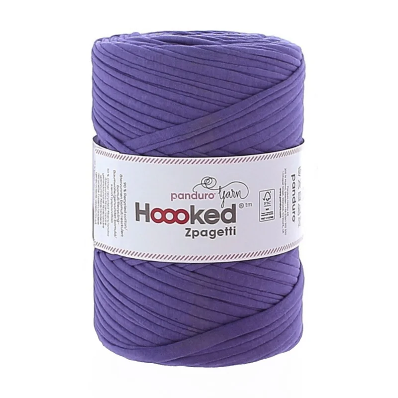 Sänkt pris Hoooked Zpagetti Medium trikågarn 450g lila – Purple shades ZP004-8, pris per styck