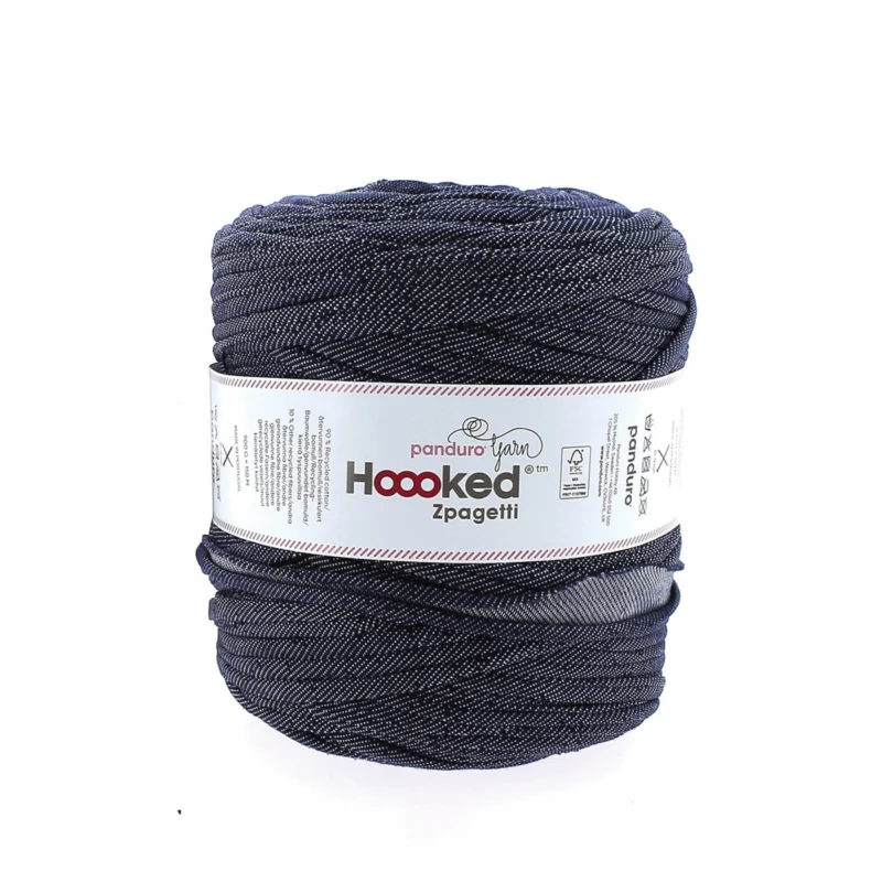 Fri frakt Hoooked Zpagetti Medium trikågarn 900g denim – Jeans ZP005-66, pris per styck