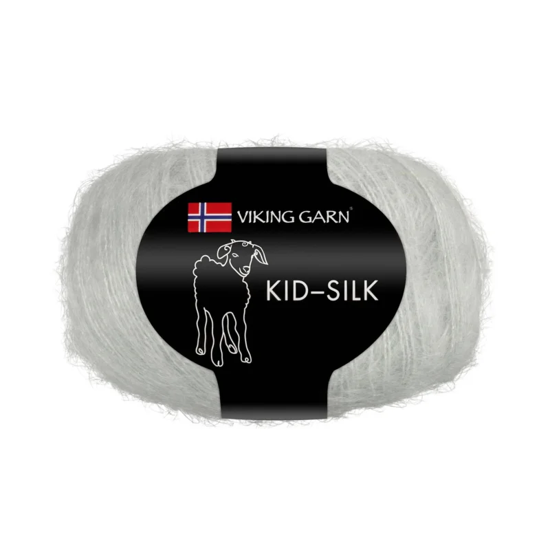 Viking Garn Kid-Silk 25g pärlgrå 312 Köp online