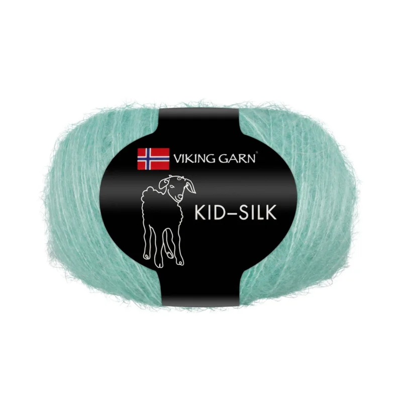 Beställ idag Viking Garn Kid-Silk 25g aqua 328