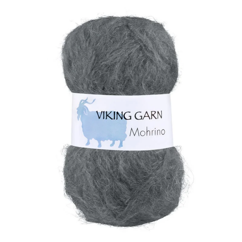 Kampanj Viking Garn Mohrino 50g grå 515