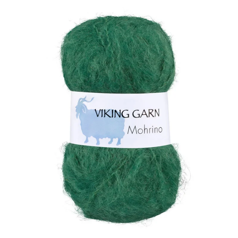 Outlet Viking Garn Mohrino 50g mörkgrön 536