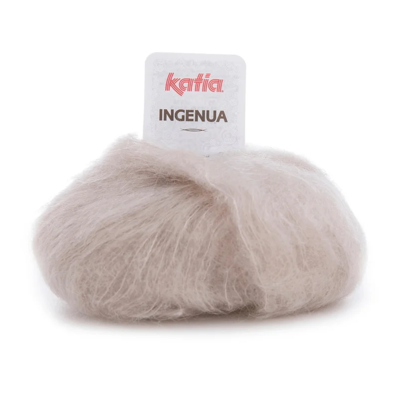 Populär Garn Ingenua 50g ljusbeige
