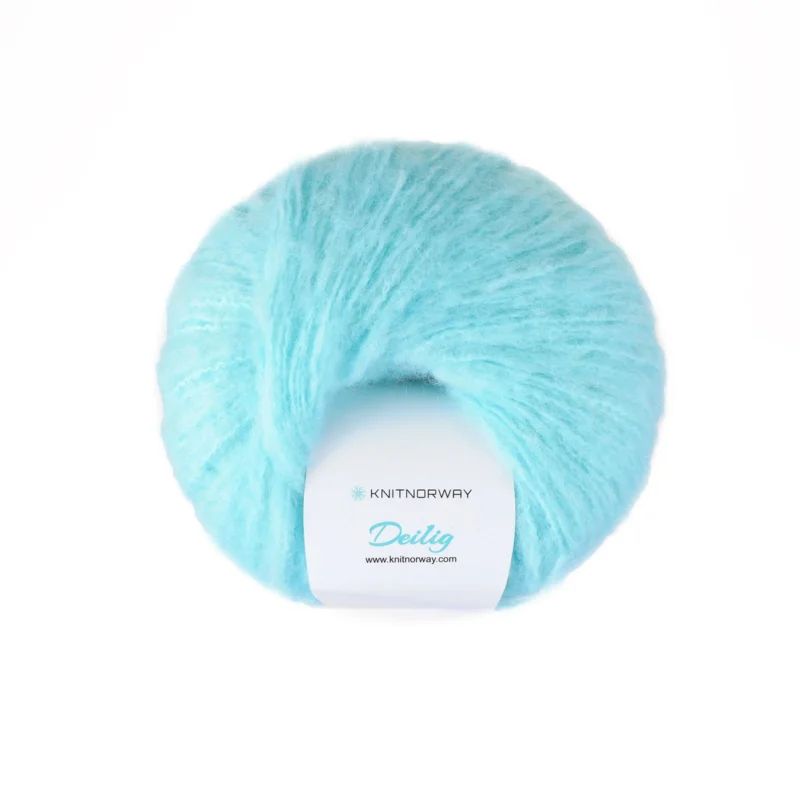 Erbjudande Garn Deilig 50g fresh turquoise – colour 1875