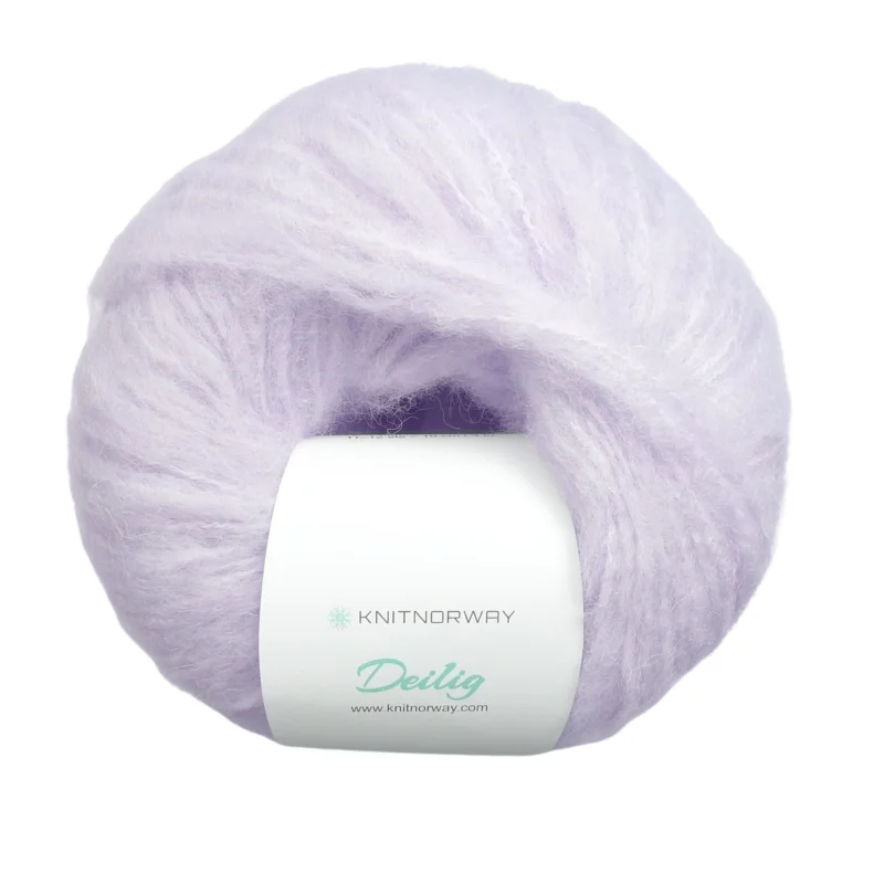Garn Deilig 50g lushy lavender – colour 1845 Fynd