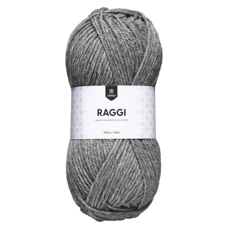 Garn Järbo Raggi 100g ljusgrå – Light grey 1549 Lägg i varukorgen